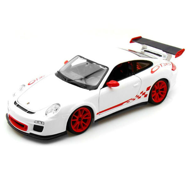 Kinsmart 2010 Porsche 911 GT3 RS 1/36 White - Hobbytoys - 2