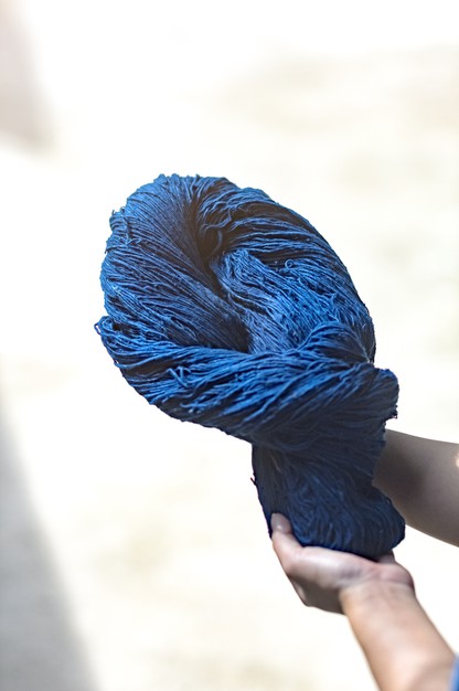 indigo dye making