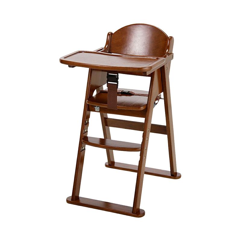 restaurant style wooden high chair