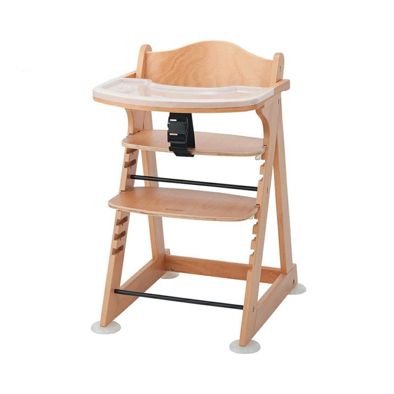 restaurant style wooden high chair