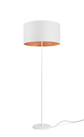 white floor standing lamp