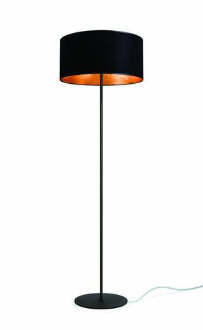 black standing lamp
