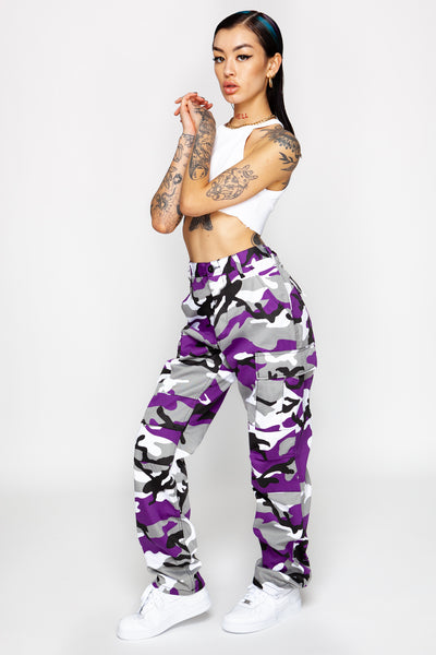 Purple Swag Camo Cargo Pants – Goodbye Bread