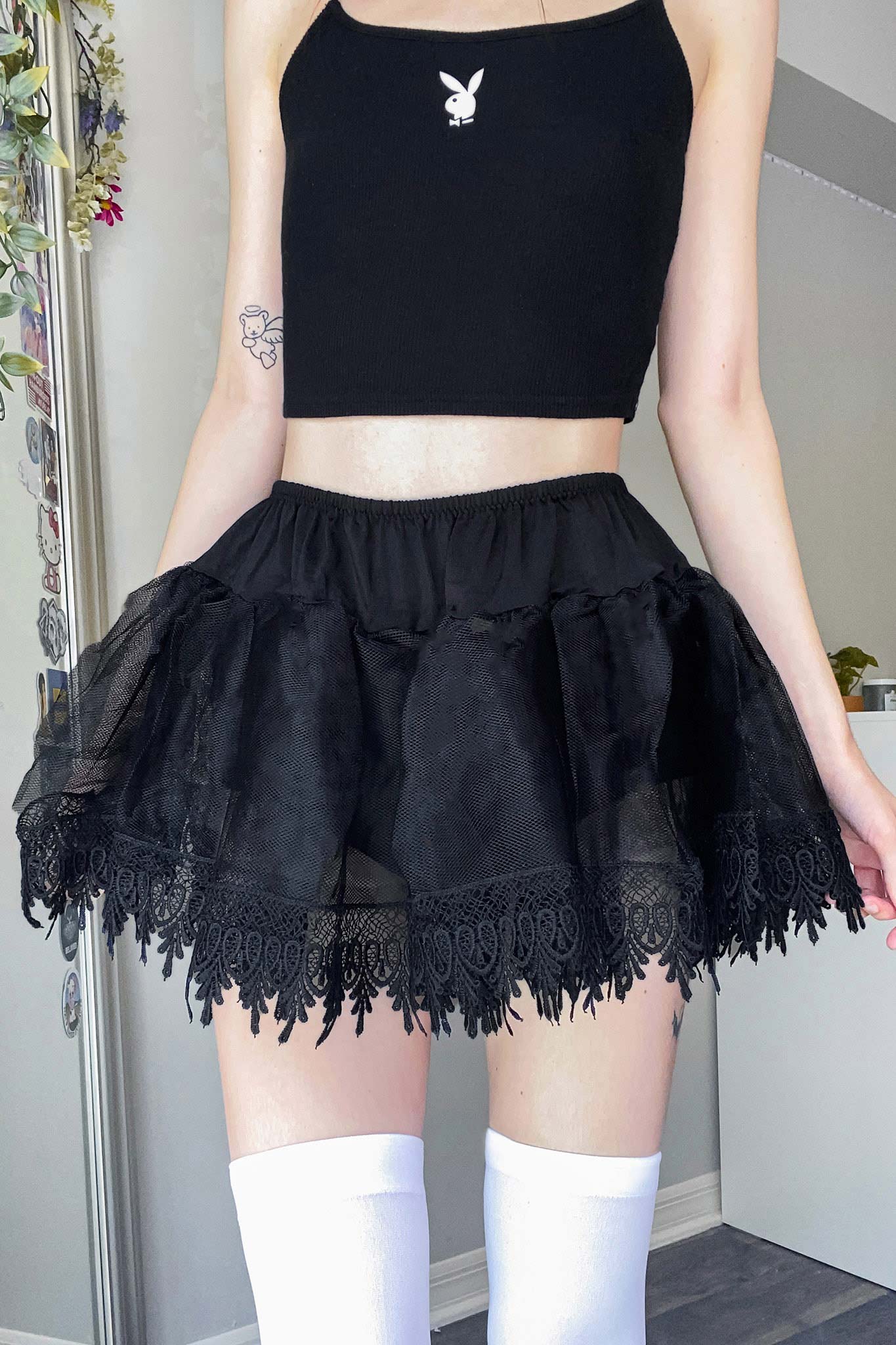 Goth Tok Petticoat Mini Skirt – Goodbye Bread