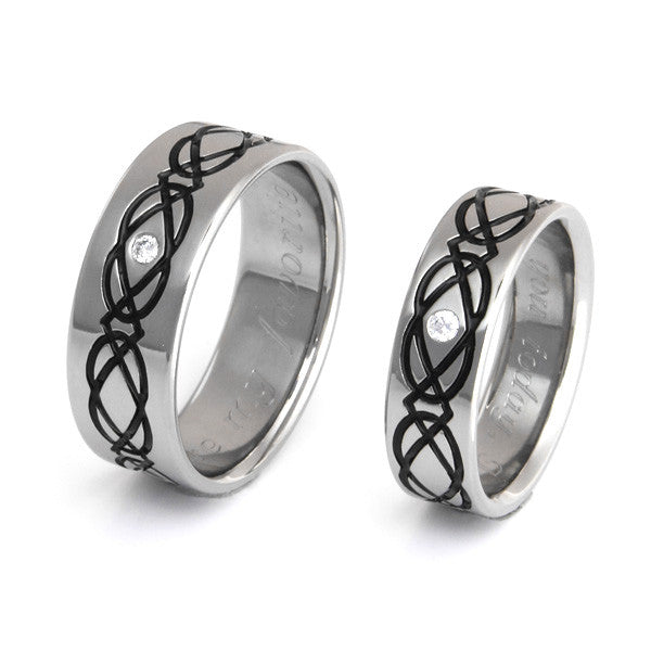 Irish Celtic Titanium Ring stck45 – Titanium Rings