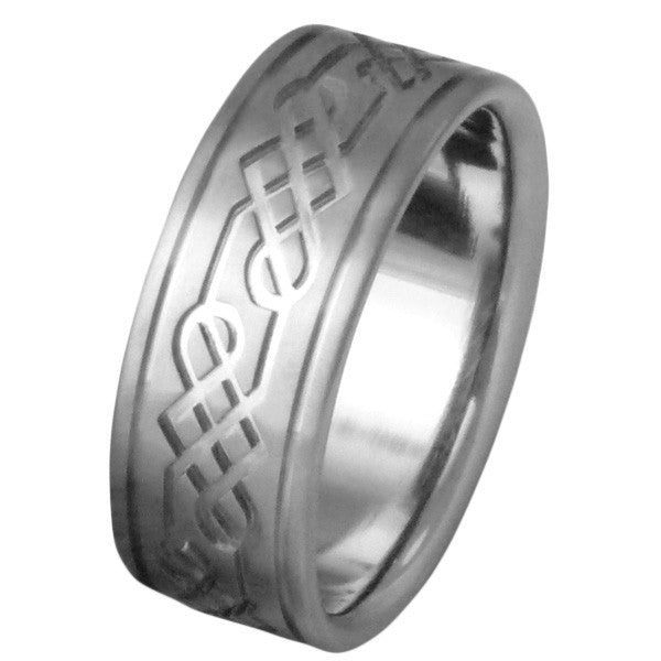 Titanium Irish Celtic Wedding Rings ck53 – Titanium Rings Studio