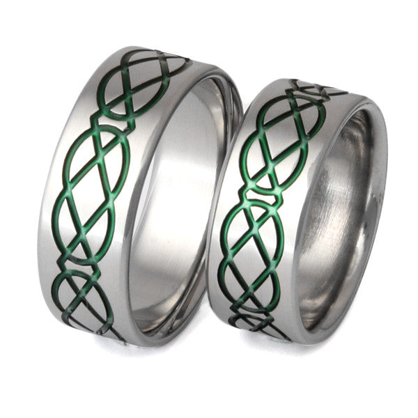 Matching Celtic Titanium Wedding Band 