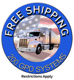 Custom Water Products 200 GPD Free Shipping