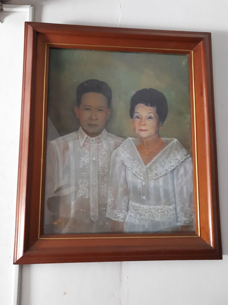 A portrait of my great-grandparents, Epifanio and Adela Lucido.