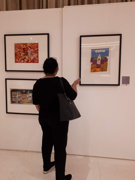 My Tita Cel and I share a love of art. She knew this and took me to galleries and even arranged a paint date with me when I was in the Philippines.