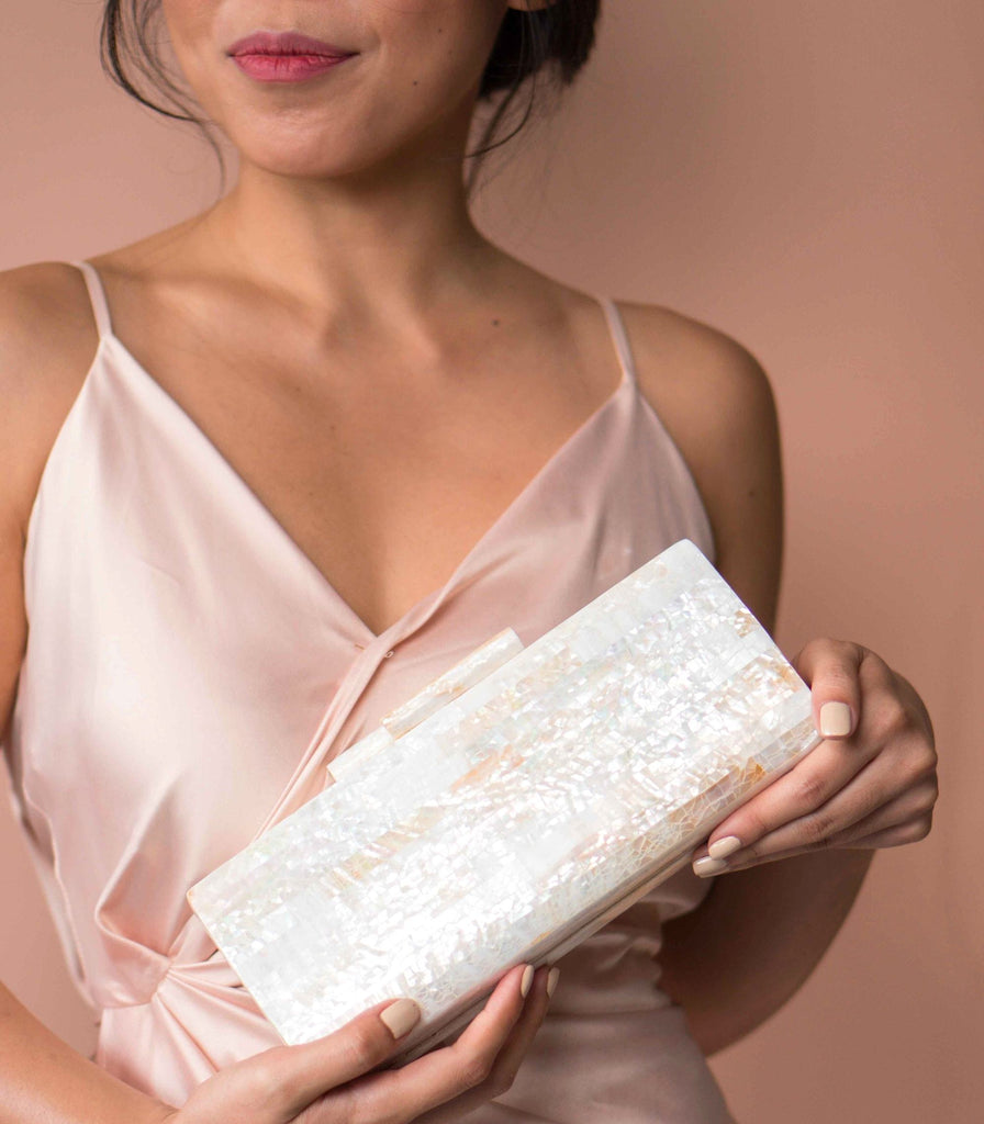 Gunita Shell Wedding Clutch