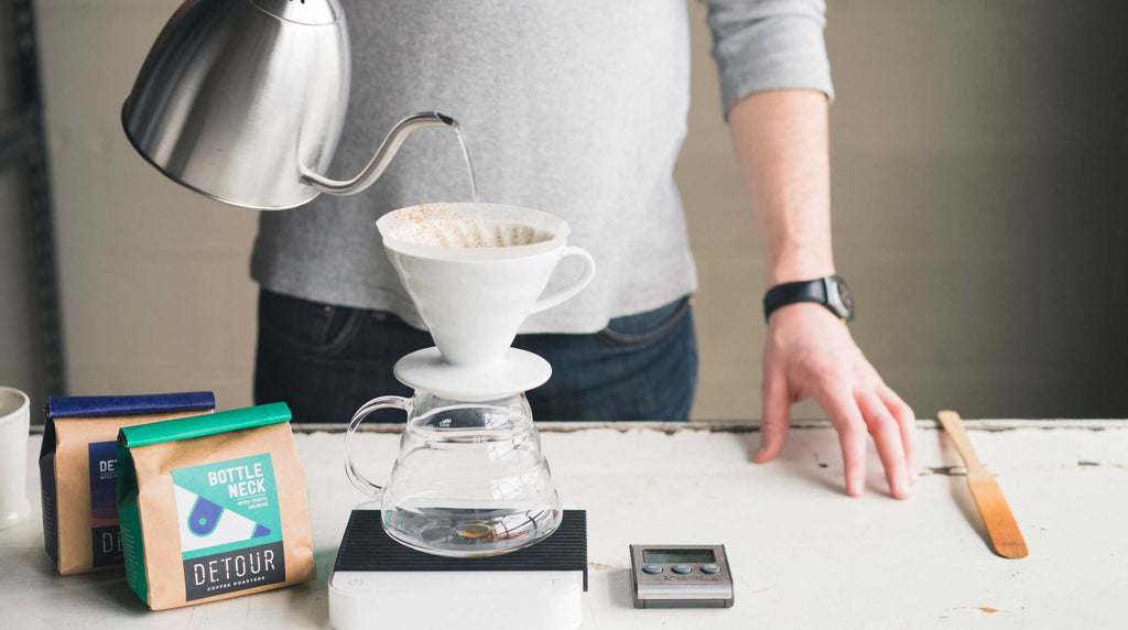 Level up your morning coffee routine 📈 #pourovercoffee #pourover