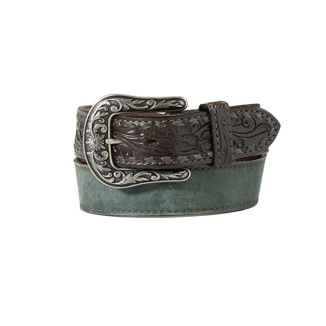 Nocona Women's Belle Forche Floral Embossed Belt