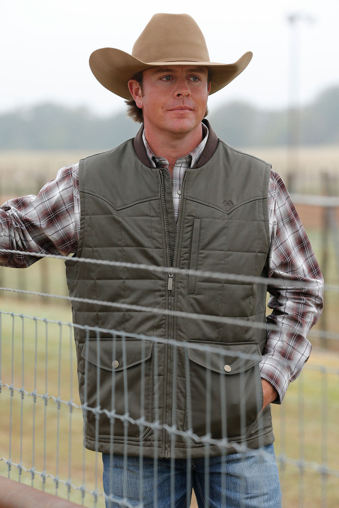 Men's NAVY WOOL RANCH JACKET