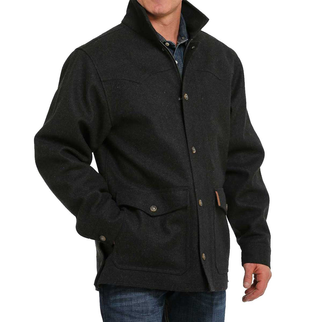 Men's NAVY WOOL RANCH JACKET