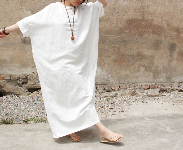 cotton caftan robe