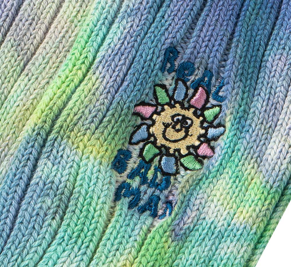 DELIC SUN TIE DYE & EMBROIDERED SOCKS