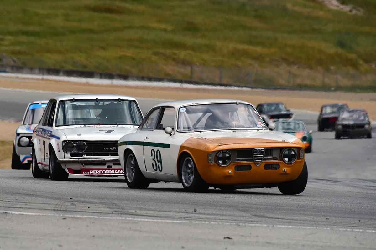 Chet Taylor - 1967 Alfa Romeo  GTV in Group 8 Recongized series-produced sports cars and sedans in production prior to 1979 at the 2019 SVRA Trans Am Speed Fest run at Weathertech Raceway Laguna Seca