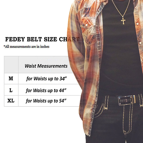  Size Guide for Fedey Mens Belts 