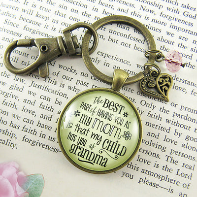 Gutsy Goodness Sentimental Miscarriage Gift for Mom - I Carried You Every Second of Your Life - Keychain