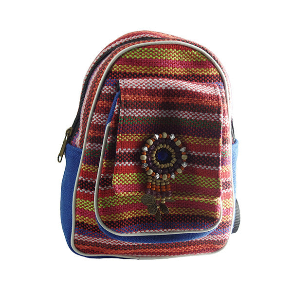 Vintage Embroidered Mini Boho Style Backpacks – Gifts Are Blue