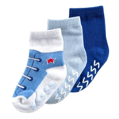 Luvable Friends Newborn Baby Socks 6 Pack