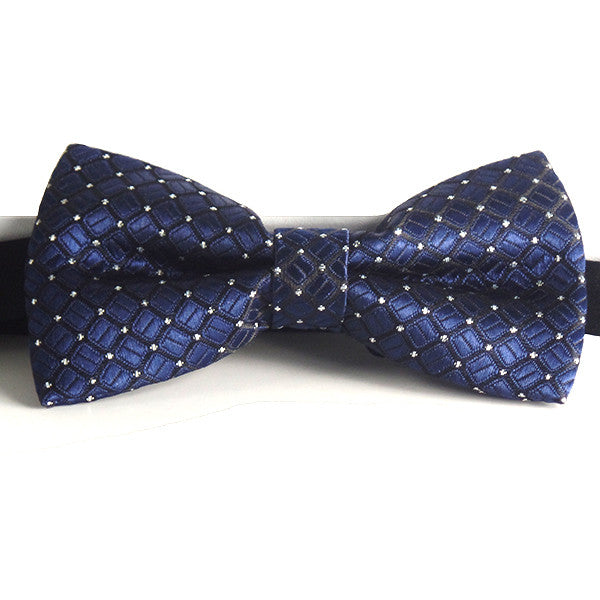 mens blue bow tie