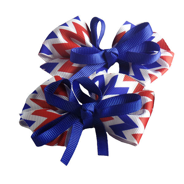 Americana Hair Bows for Girls and Teams