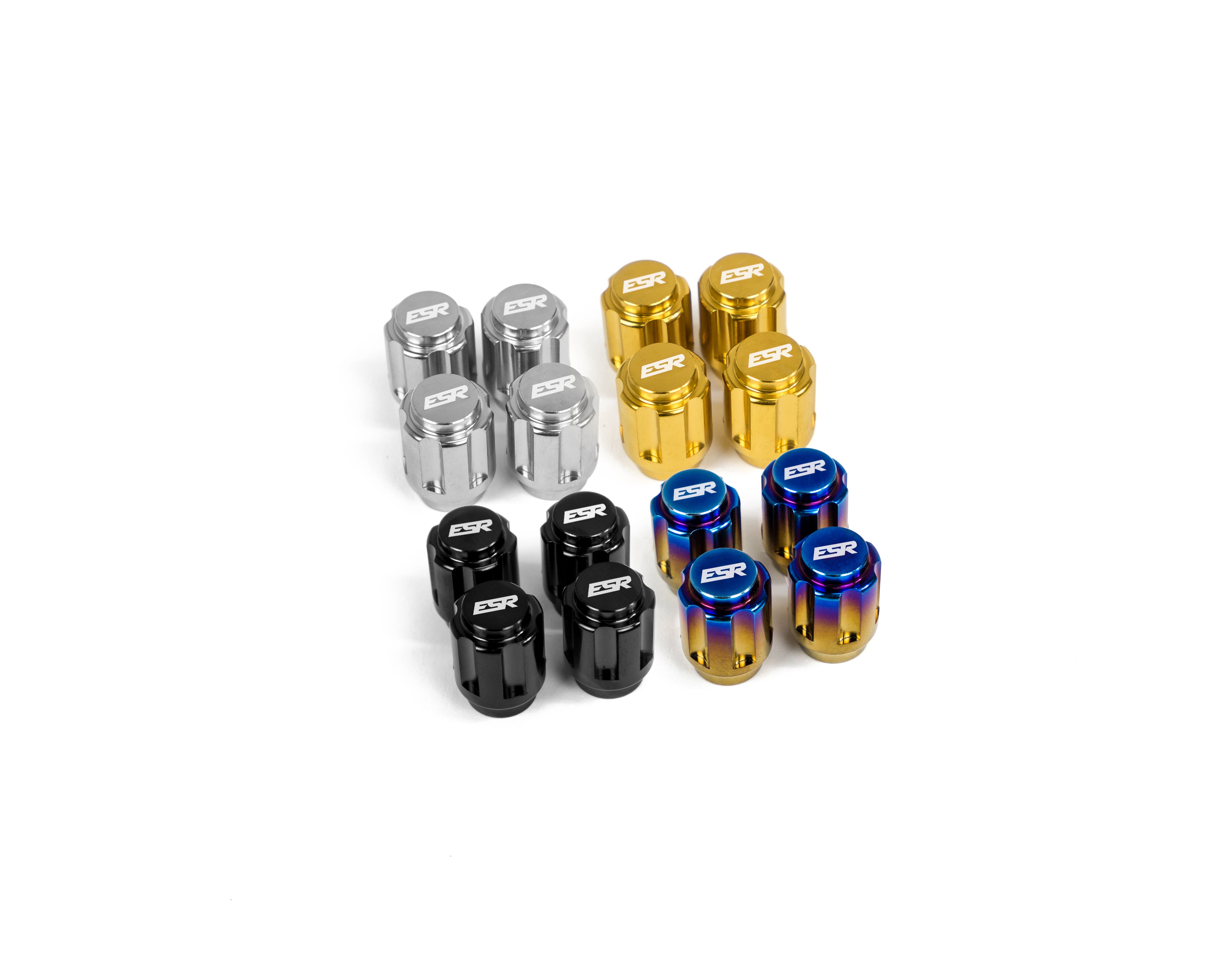 Spline Titanium Valve Stem Caps