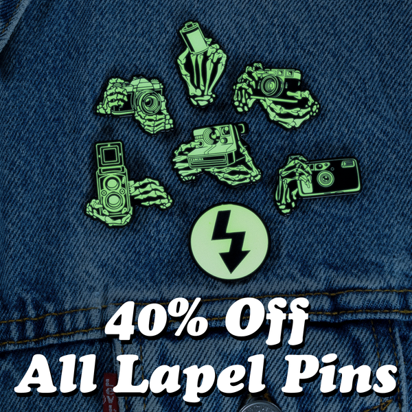 40% off shootfilmco lapel pins