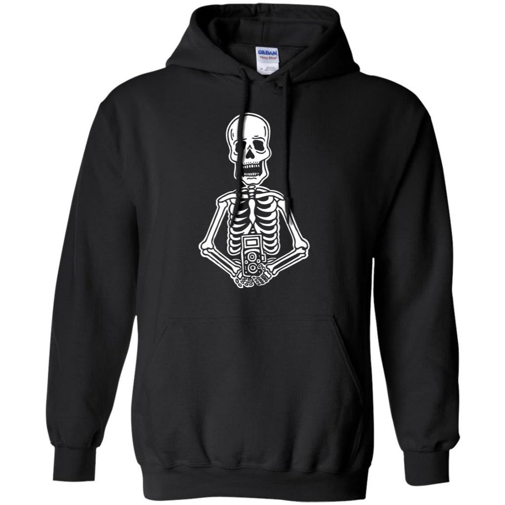 skeleton pullover hoodie