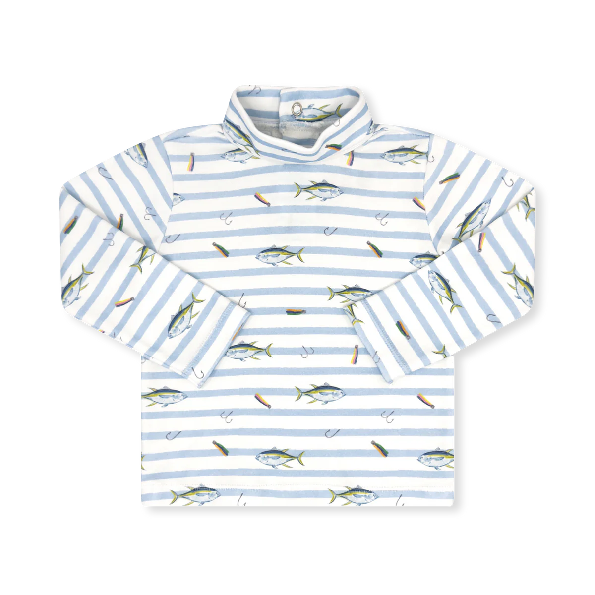 Tiny Tot Turtleneck- Fish Tails