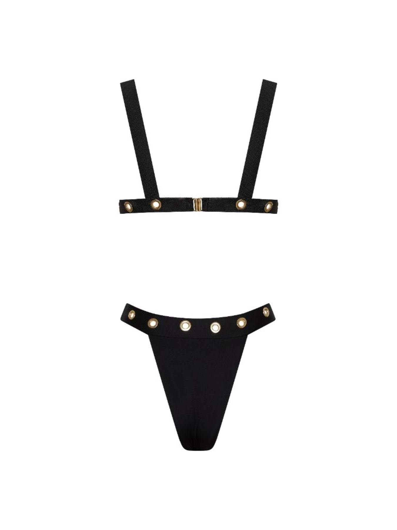 Material Girl Elastic Detail Bikini Top – Monica Hansen Beachwear