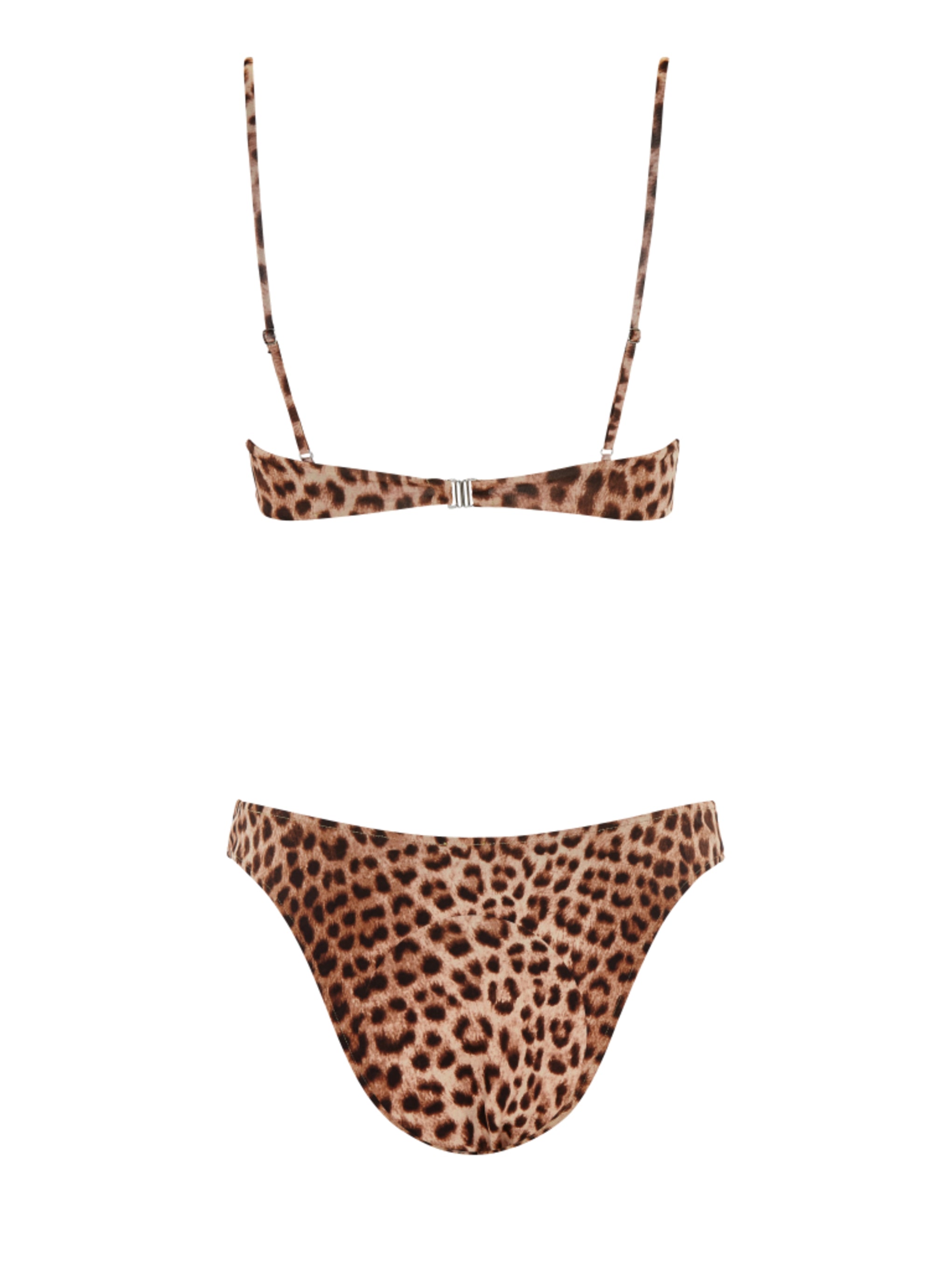 Leopard Suede "U" Bikini Bottom