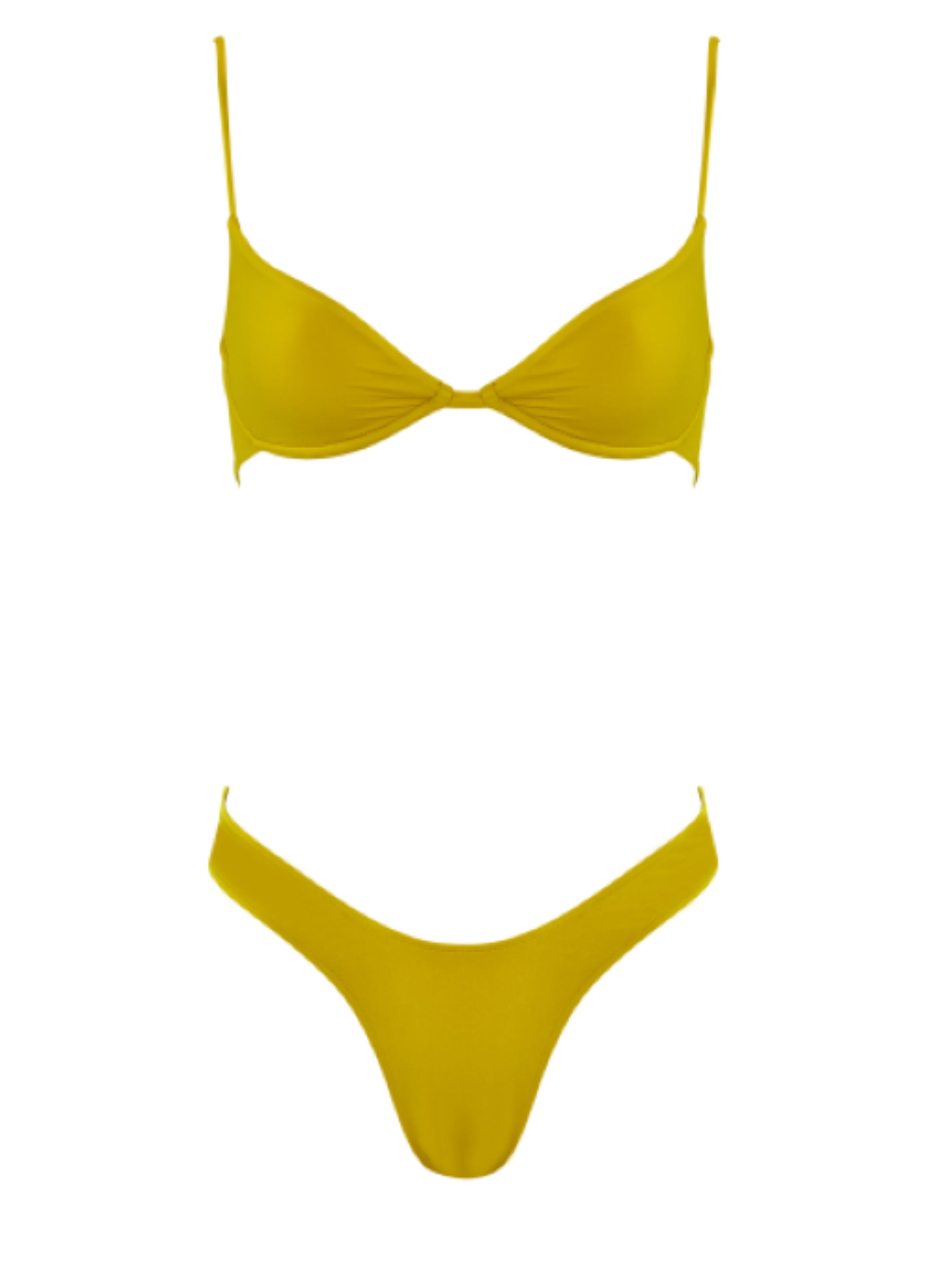 Start Me Up Underwire Demi Bra Bikini Top