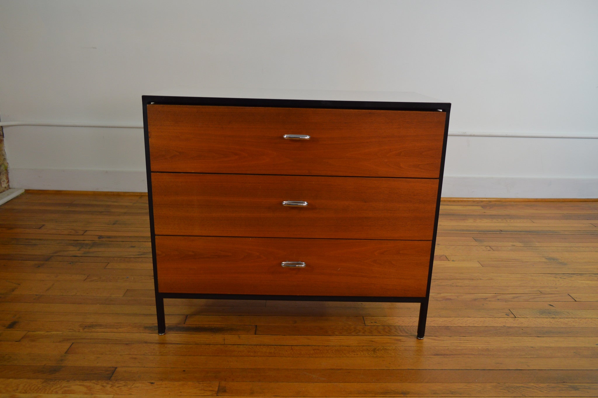 George Nelson For Herman Miller Steel Frame Three Drawer Chest