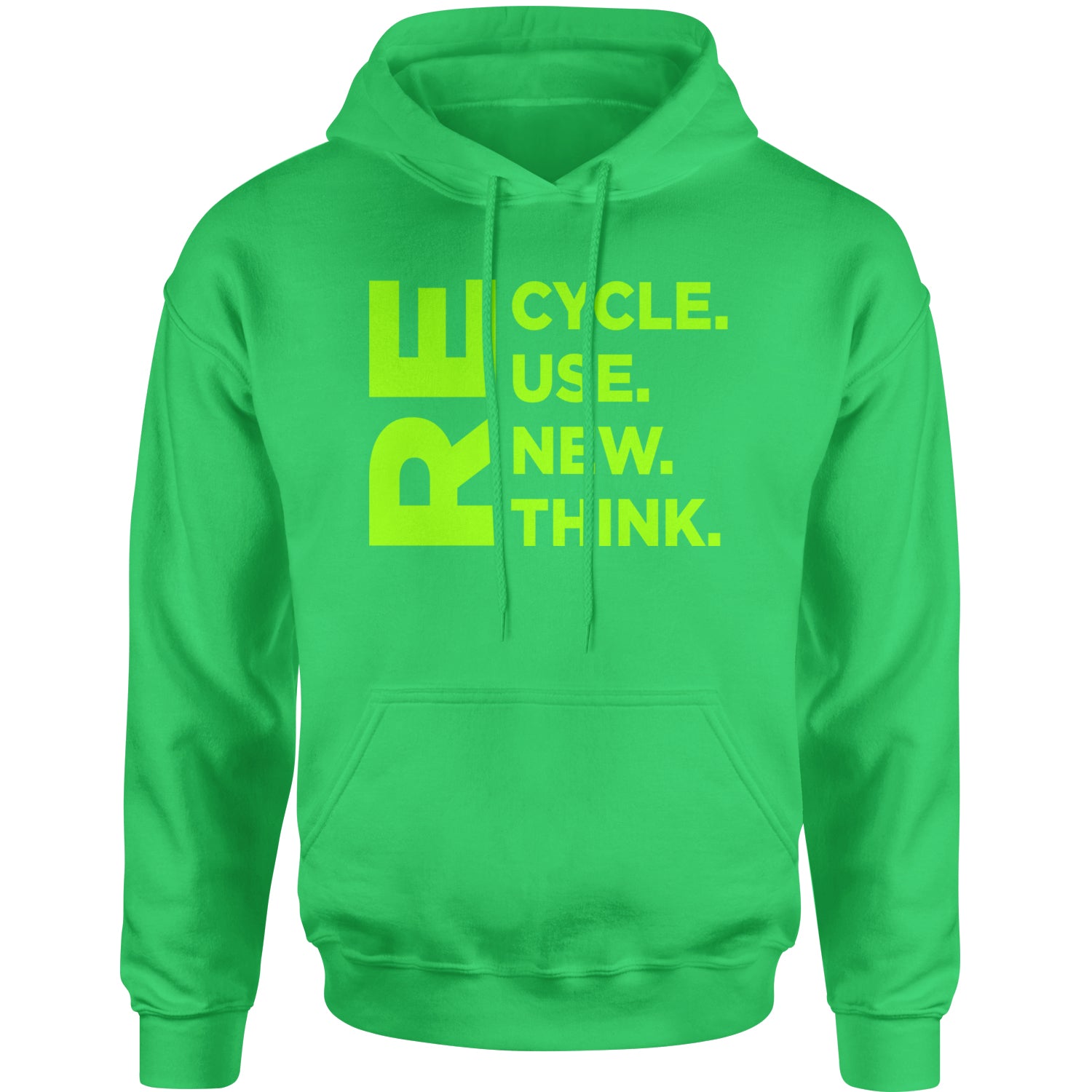 Recycle Reuse Renew Rethink Earth Day Crisis Environmental Activism  Adult Hoodie Sweatshirt