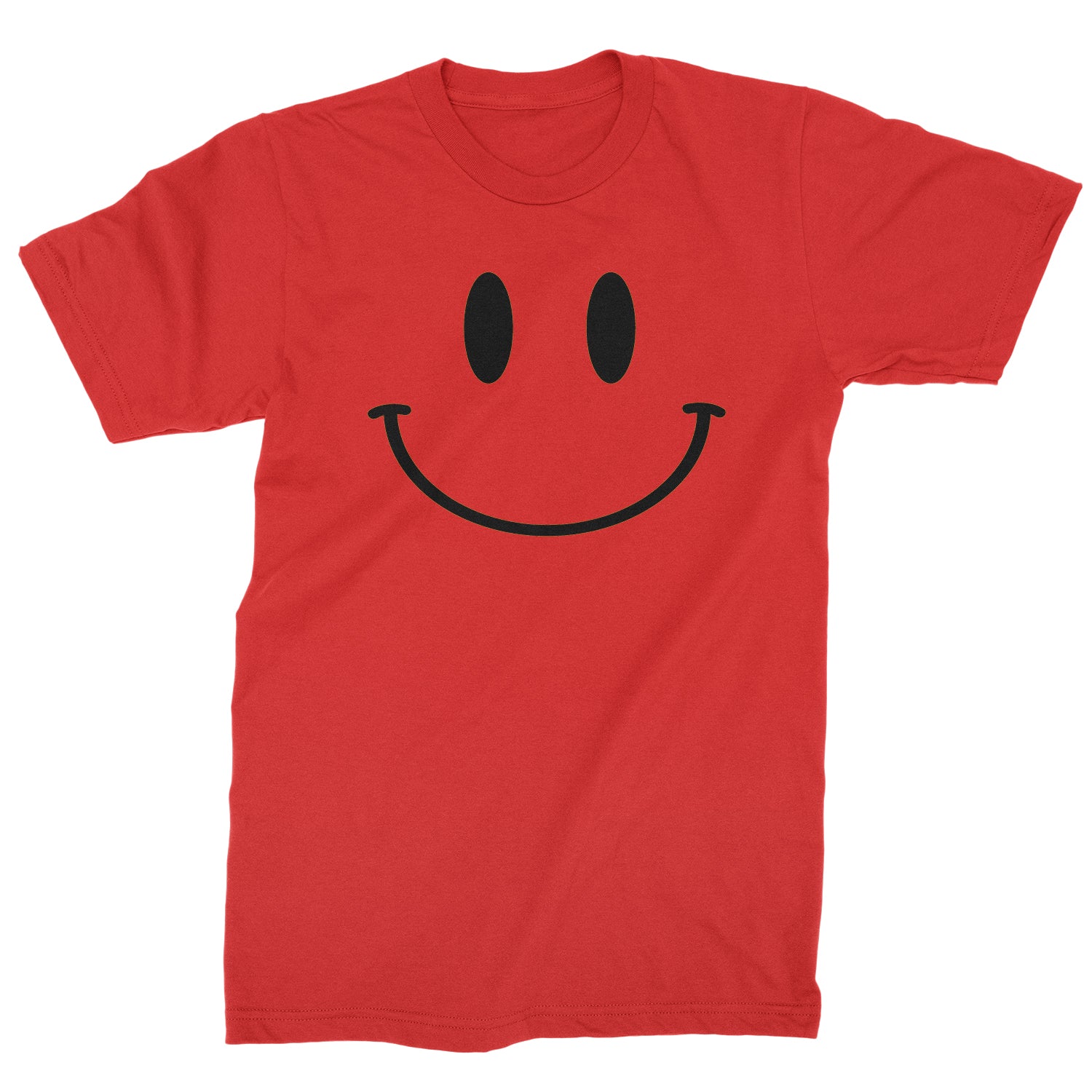 Emoticon Big Smile Face Mens T-shirt - Expression Tees