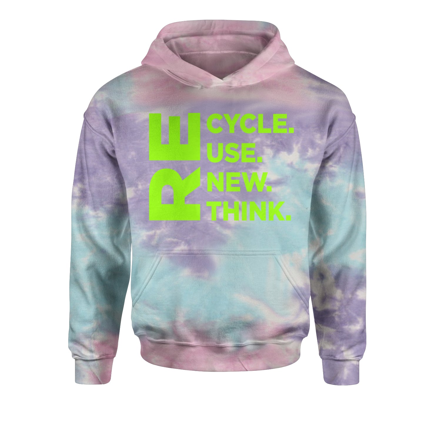 Recycle Reuse Renew Rethink Earth Day Crisis Environmental Activism  Youth-Sized Hoodie