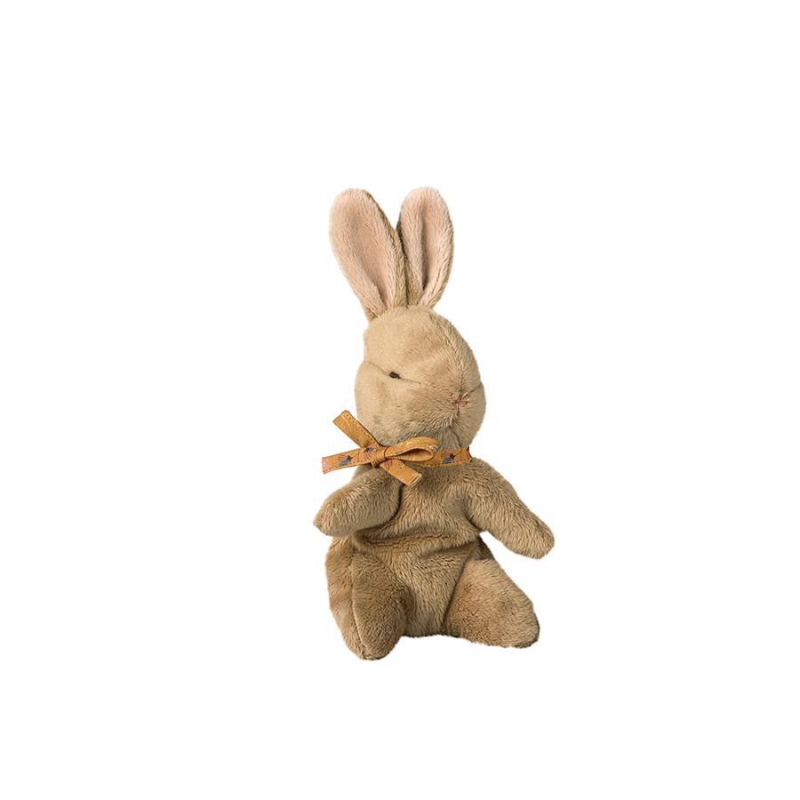 Kuscheltier Baby Bunny Ocher Ribbon Maileg