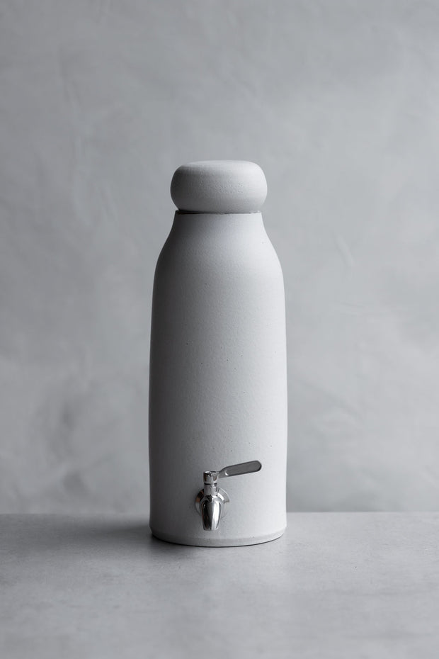 Ceramic Soap Dispenser - Matte Grey – Notary Ceramics