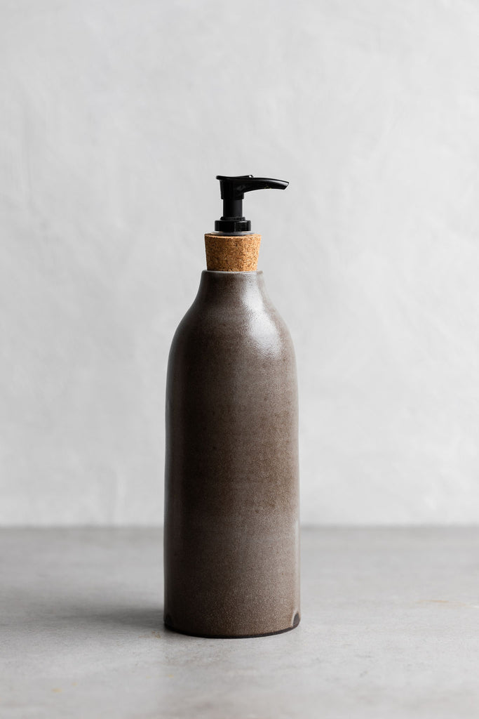 Stone Soap Dispenser Ceramic Free Standing Liquid