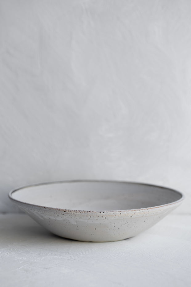 Ceramic Entree Bowl- Matte Grey