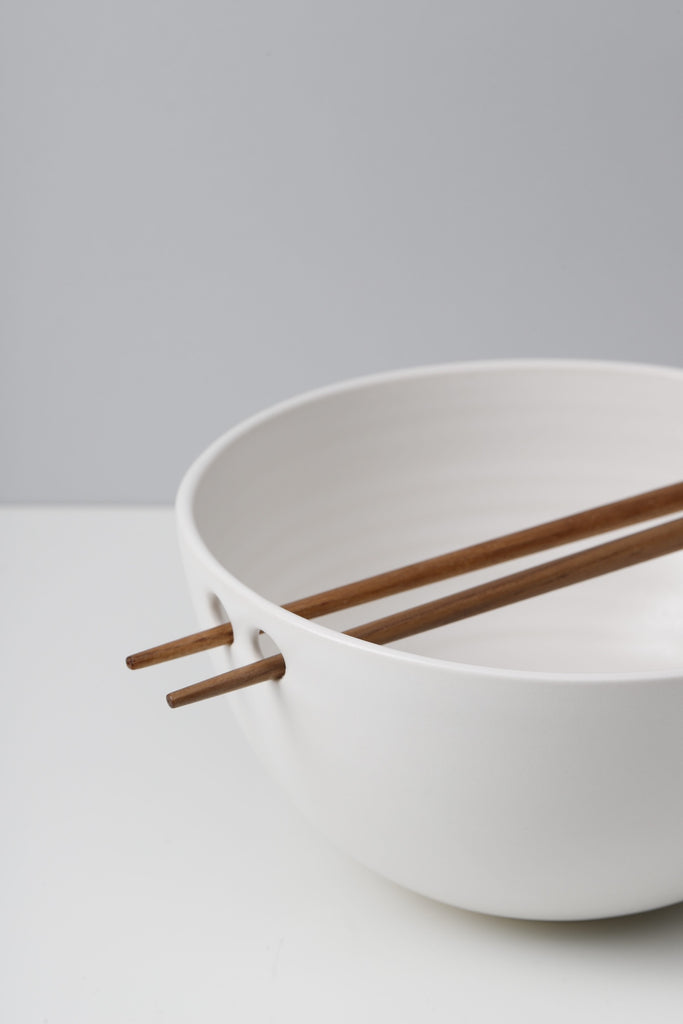 Matte Grey Ramen Bowl – Notary Ceramics