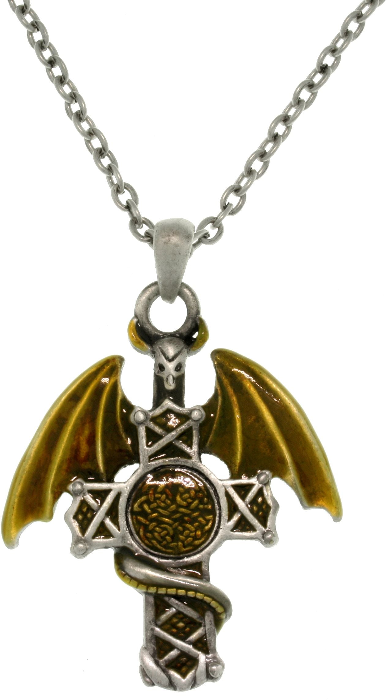 celtic dragon cross