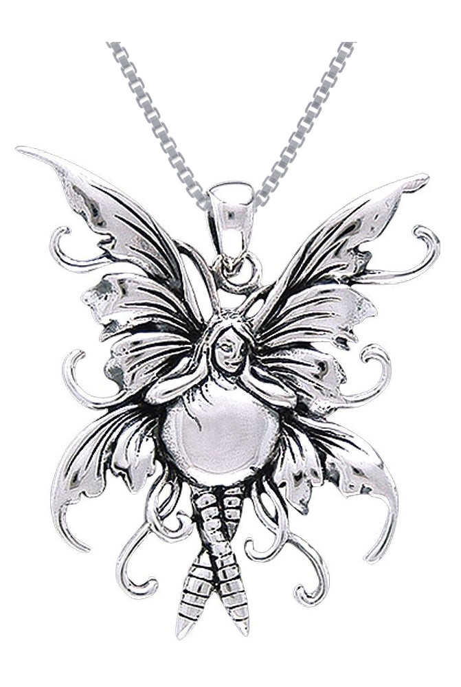 fairy necklace silver