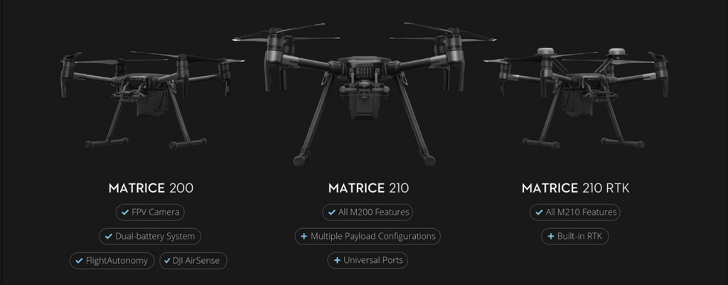 Matrice 210 RTK V1 + Zenmuse XT sensor - CERTIFIED PRE-OWNED