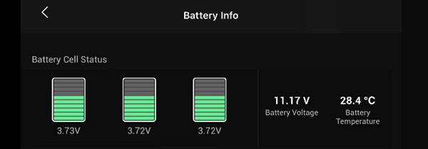 battery info