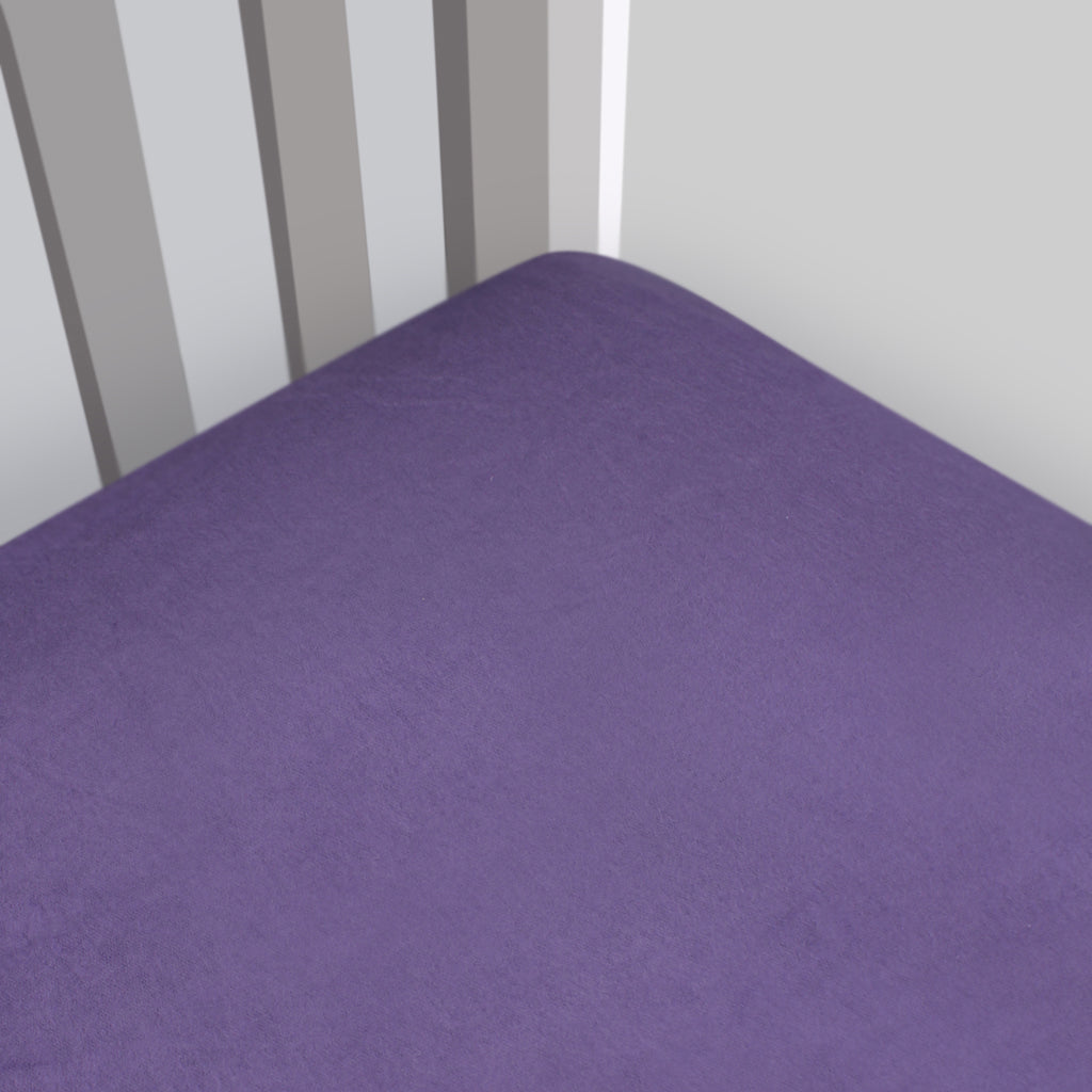 fleece fitted cot sheet