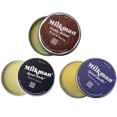 Milkman trio of beard balms combo gift pack